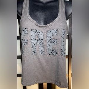 AMERICAN EAGLE VINTAGE TANK TOP | “FREE” | SMALL